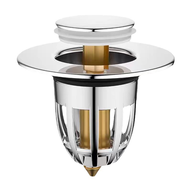 Washbasin leaky plug, washbasin drain accessories, washbasin spring core accessories, press-type sink stopper, anti-odor Item Picture