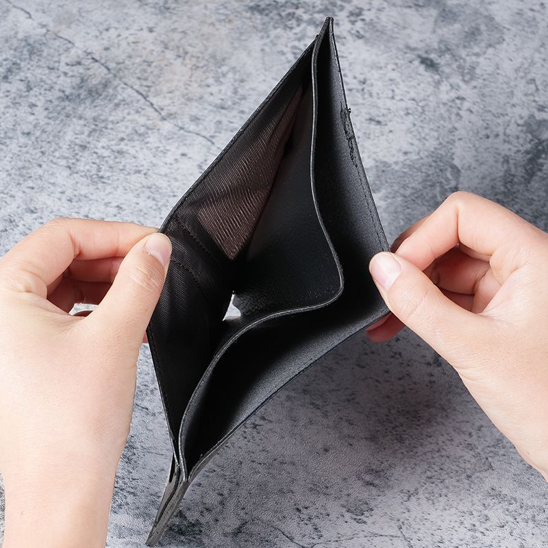 Short men's wallet, thin 2024 new model, high appearance level, eagle-patterned soft leather coin purse for students and young people Specification drawing