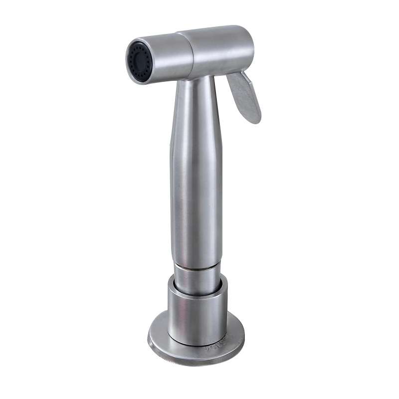 New 304 stainless steel kitchen sink spray gun, pressurized nozzle, and pull-out structure for convenient cleaning wholesale Item Picture