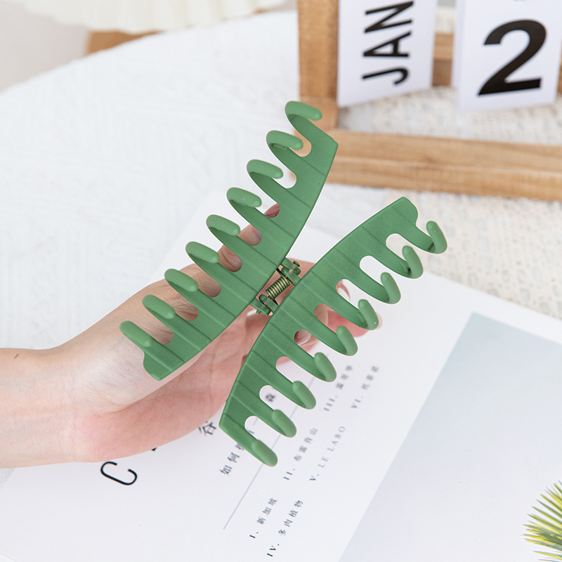 Large bath tray, hair clip, back of the head, medium-sized claw clip, hair clip, headwear, top clip, hair clip, shark clip Application Scenario