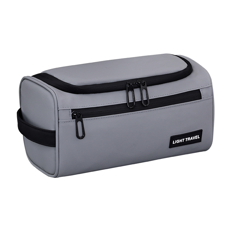 Cross-border large-capacity, high-end waterproof, hanging men's toiletry bag, portable hand-held makeup bag for business trips and travels Item Picture
