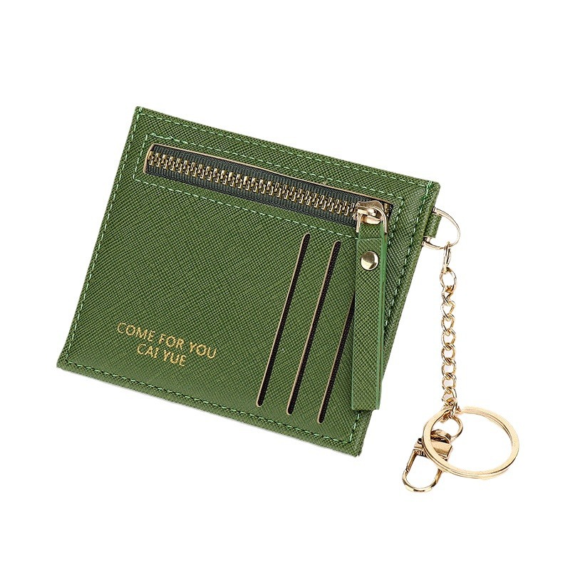 Retro card case, ID card case, ladies' access control card holder, coin purse, Japanese and Korean versions, simple and multi-slot fashionable small card case Item Picture