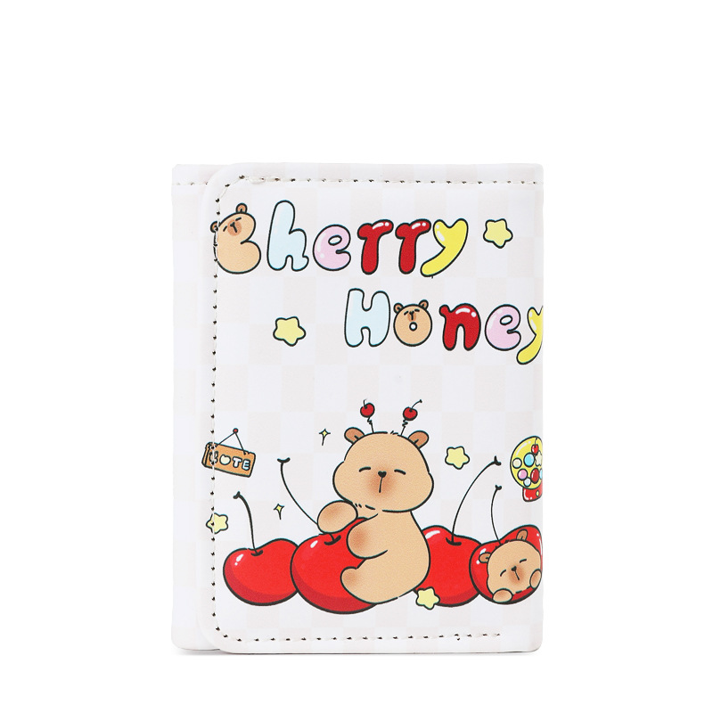 Mini wallet for ladies, Xiaomi big-eared Dog at 30% off, multi-functional wallet for students, portable grid card case, driver's license case Item Picture