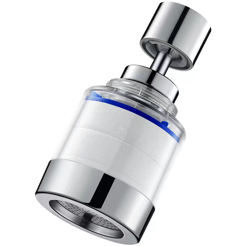 Kitchen faucet filter, household tap water purifier, universal rotating extension anti-splash head, pressurized foaming device Item Picture