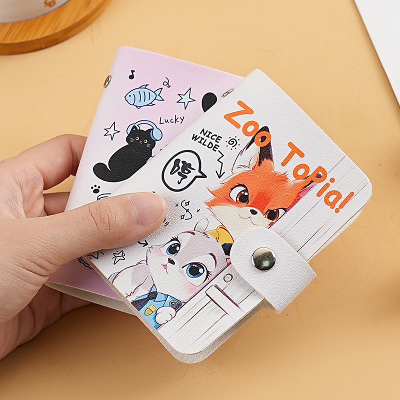 Super cute ID card case for girls 2024 New style, ultra-thin multi-slot card holder, multi-layer niche and cute card anime Application Scenario