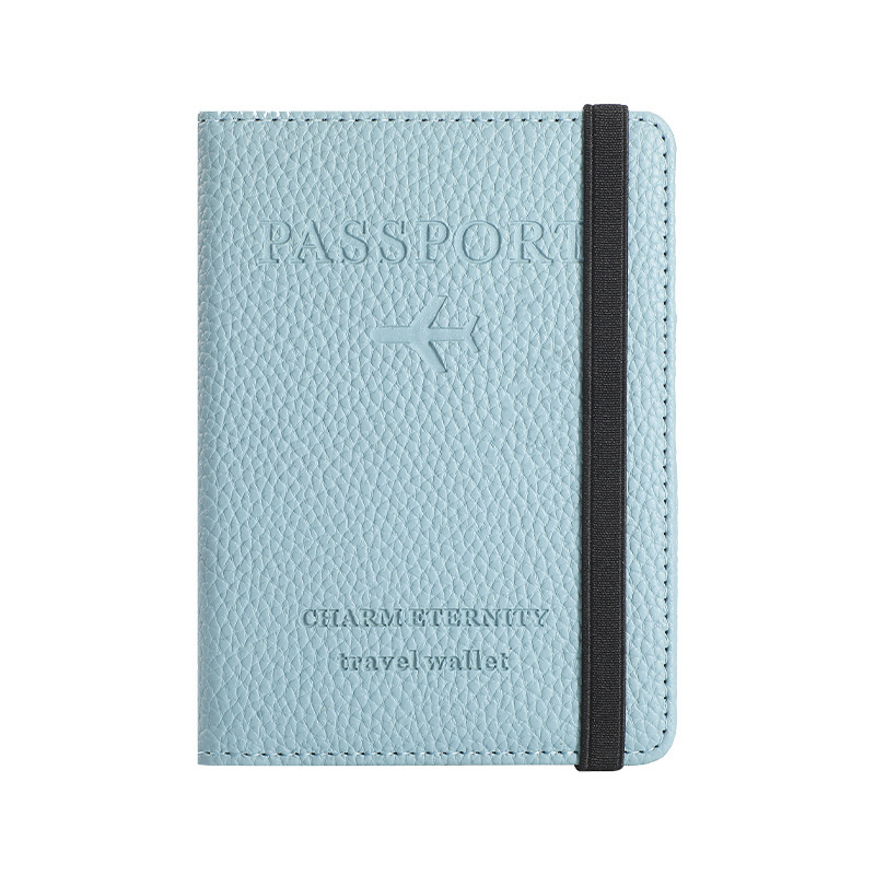 2024 New PU leather anti-theft passport bag, RFID anti-magnetic multi-functional card holder, multi-functional passport book Item Picture