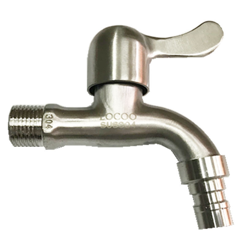 Genuine washing machine, genuine 304 stainless steel faucet, 4-minute quick-opening extended single-cooling special mop sink, small faucet Item Picture