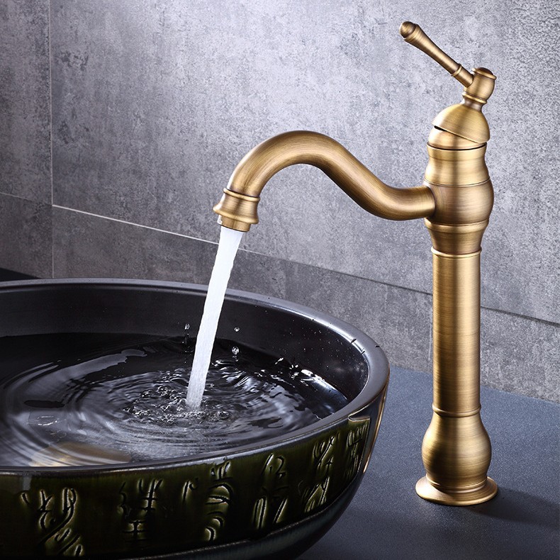 Factory direct sales of washbasins, hot and cold faucets, creative bathroom faucets, hot and cold water faucets for export, brass faucets full figure