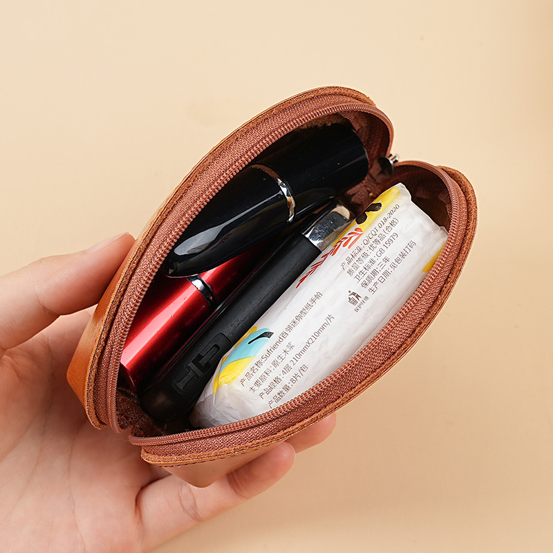 The new Ailun cute mini pu coin purse, high-end pu money storage bag, pendant, key and card case Specification drawing
