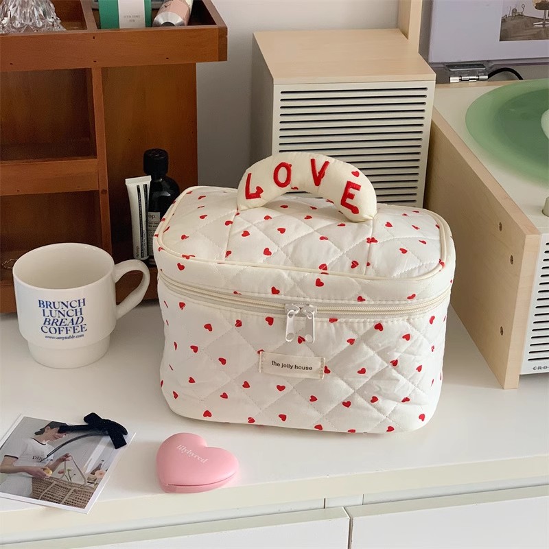 2024 new high-end makeup bag, large-capacity portable for women, hand-held storage bag for skin care products, and toiletry bag Application Scenario