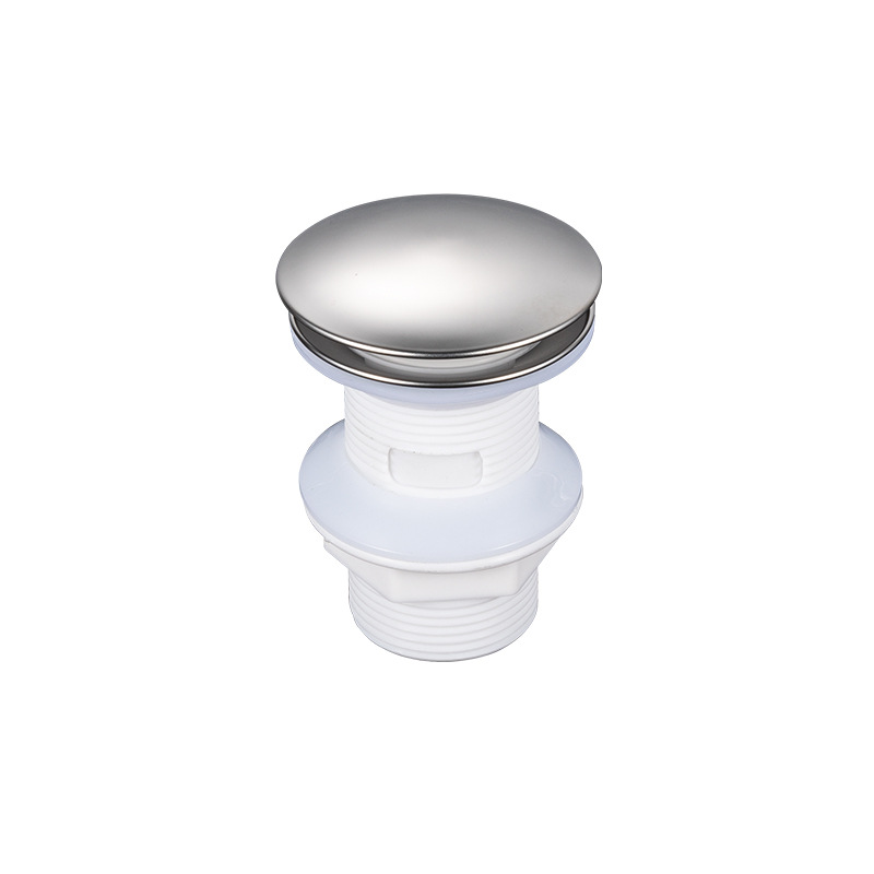 Washbasin plastic drain with an 8cm large lid and a bouncy white reserved hole washbasin drain Item Picture