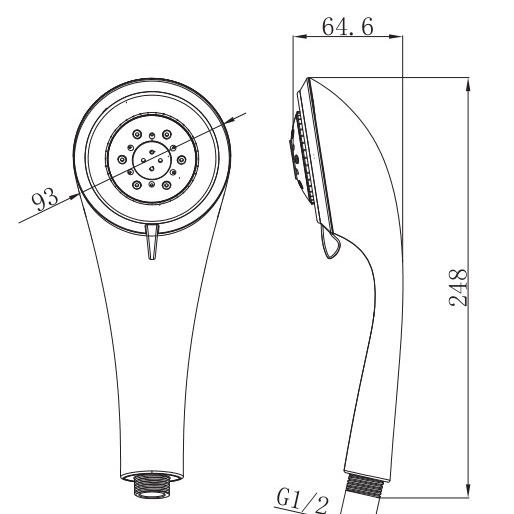 Japanese Amazon micro-bubble Douyin spray booster 5-speed water heater shower head set, American handheld shower Item Picture