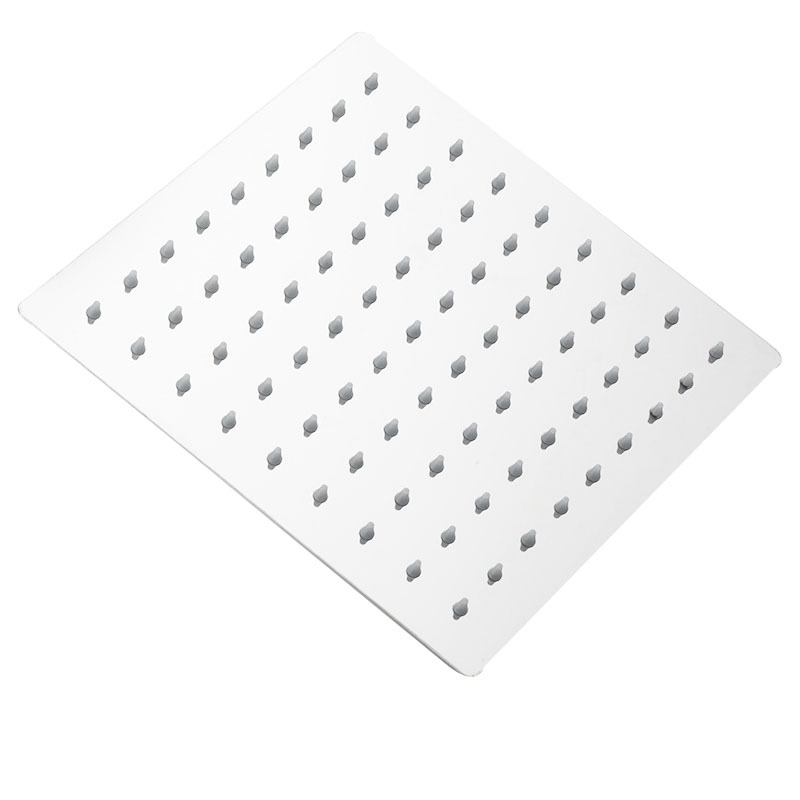 201 stainless steel square top showerhead, ultra-thin shower head, 4-inch, 6-inch, 8-inch, 10-inch, 12-inch, 16-inch, 20-inch Item Picture