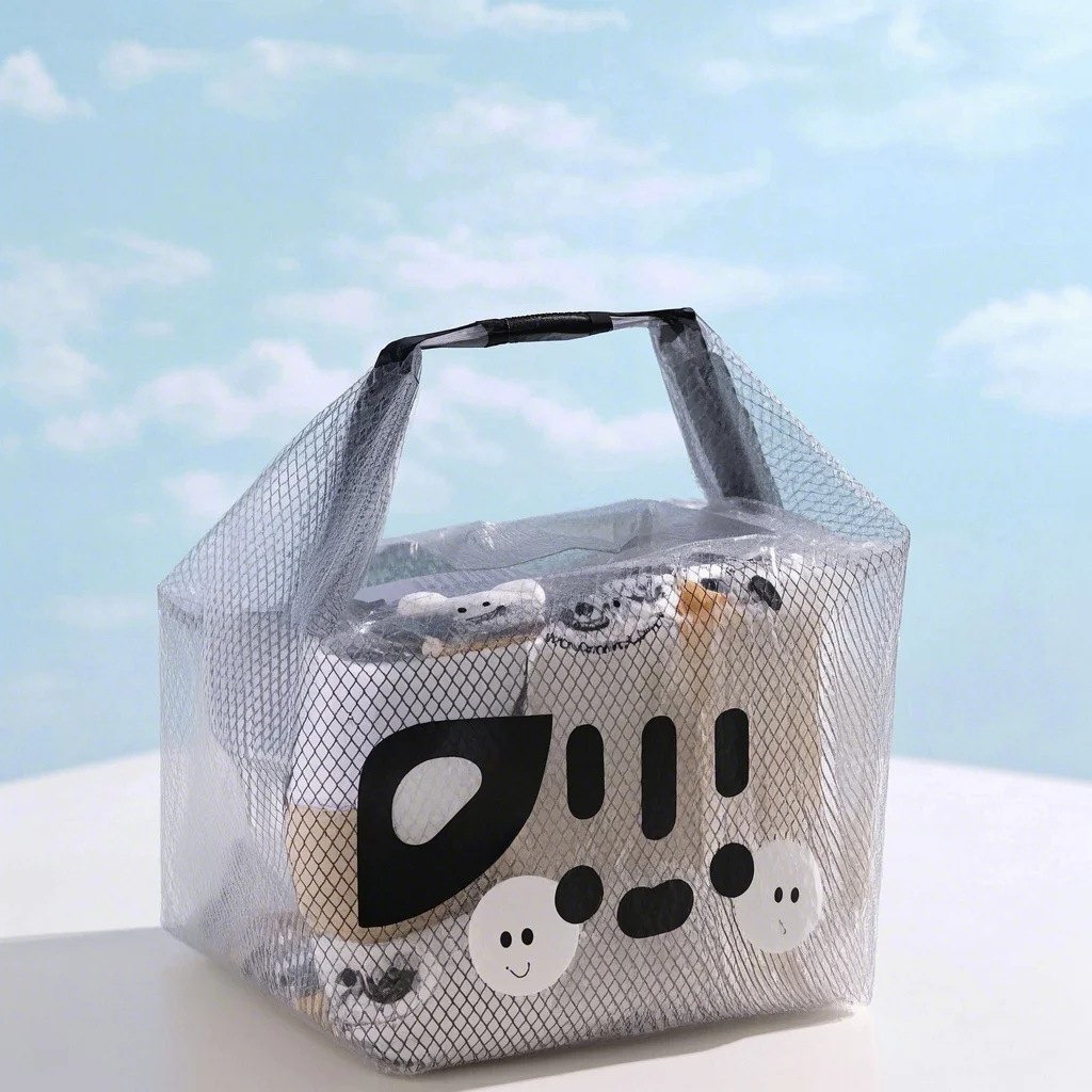 Multi-functional portable makeup bag, cosmetic storage bag, transparent waterproof toiletry bag, swimsuit and swimming trunks storage Specification drawing
