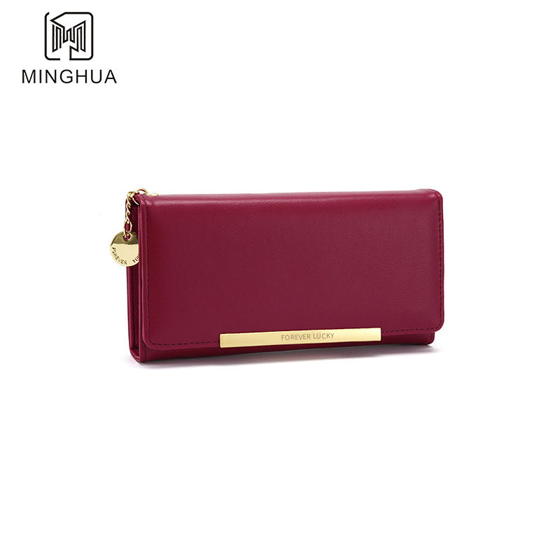New long women's wallet with a high-end double-zipper hand-held bag, multi-functional women's wallet with multiple compartments Application Scenario