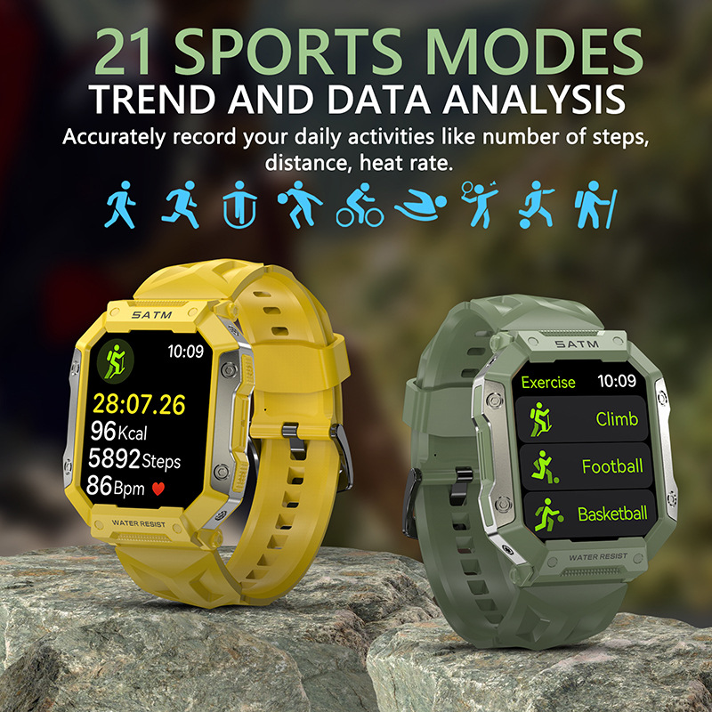 Huaqiangbei Cross-border New smartwatch heart rate detection sleep multi-functional sports Bluetooth call bracelet Application Scenario