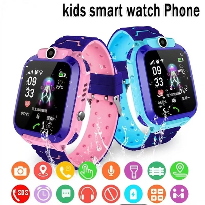 Cross-border q12 children's smartwatch with smart voice call, watch positioning, waterproof and multi-functional factory wholesale price details Picture
