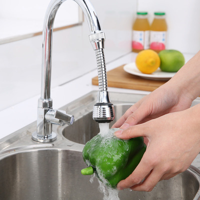360-degree universal faucet, pressure-increasing anti-splash showerhead, extended faucet, filter, rotating water-saving foaming device details Picture