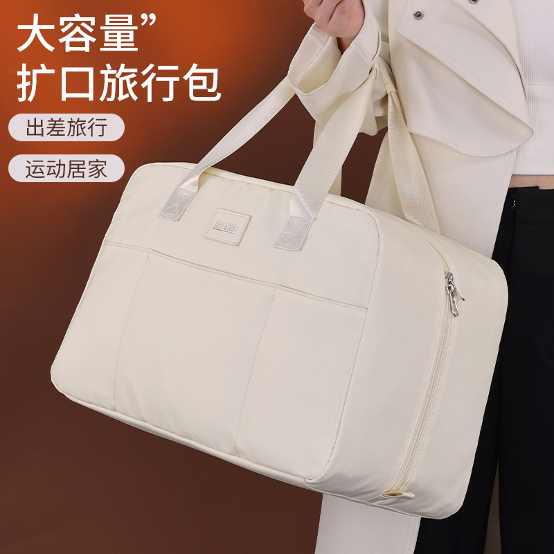 Portable travel bag for women, short distance, lightweight and large-capacity luggage bag, maternity bag, travel storage, fitness registration luggage bag full figure