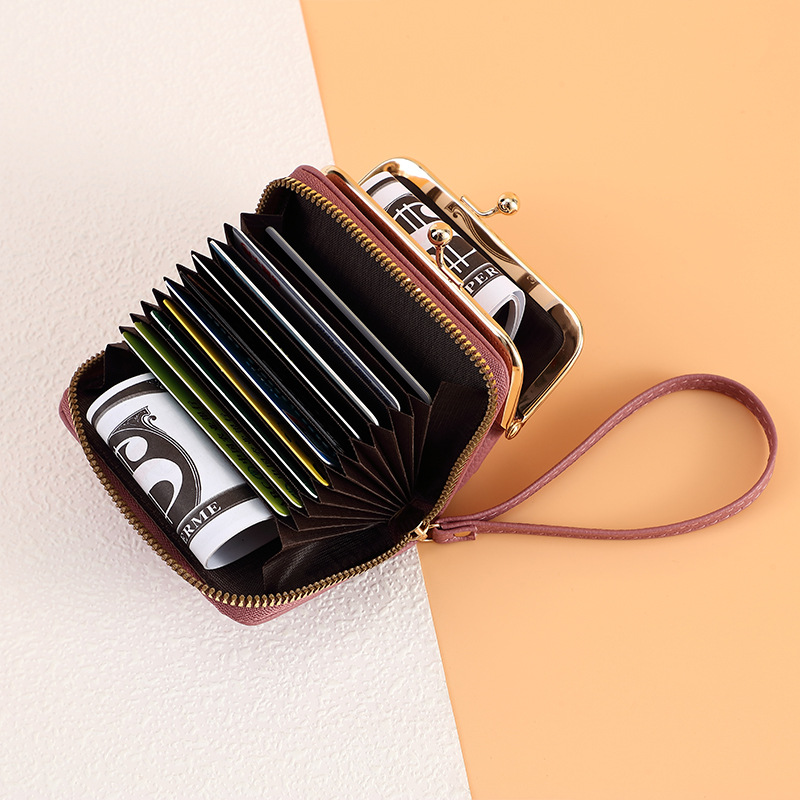 New clip bag, coin purse, ladies' wallet, short, multi-slot card bag, versatile, hand-held coin bag, source factory Application Scenario