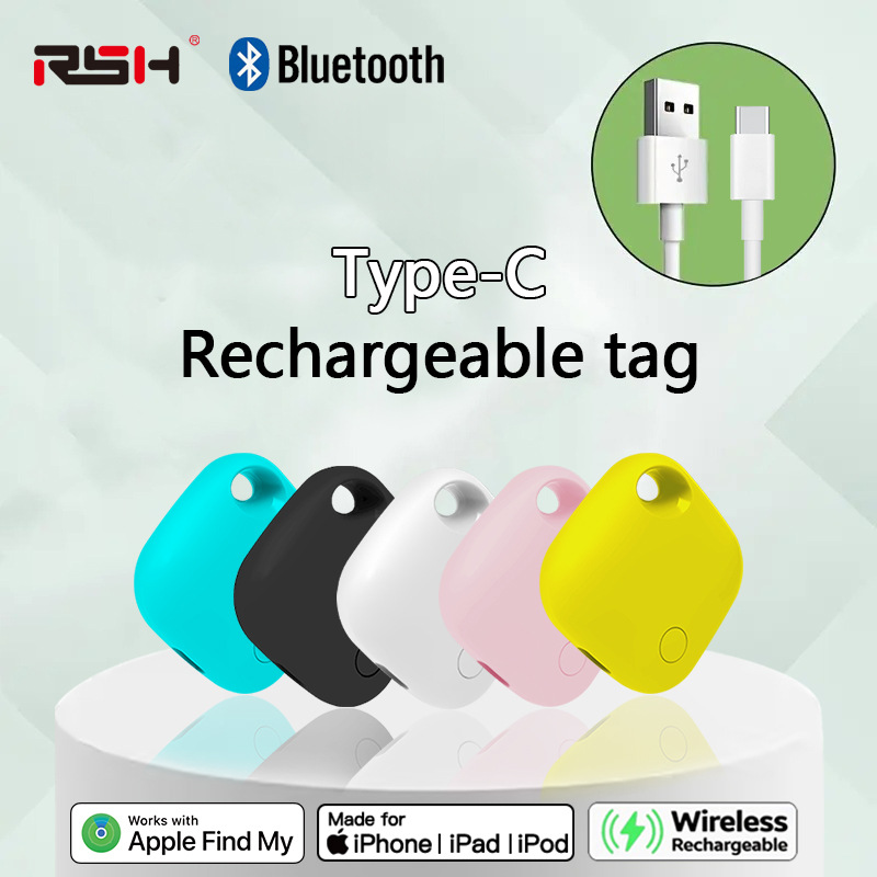 The rechargeable find my airtag is suitable for Apple's anti-loss device Bluetooth pet tracking smart anti-loss details Picture