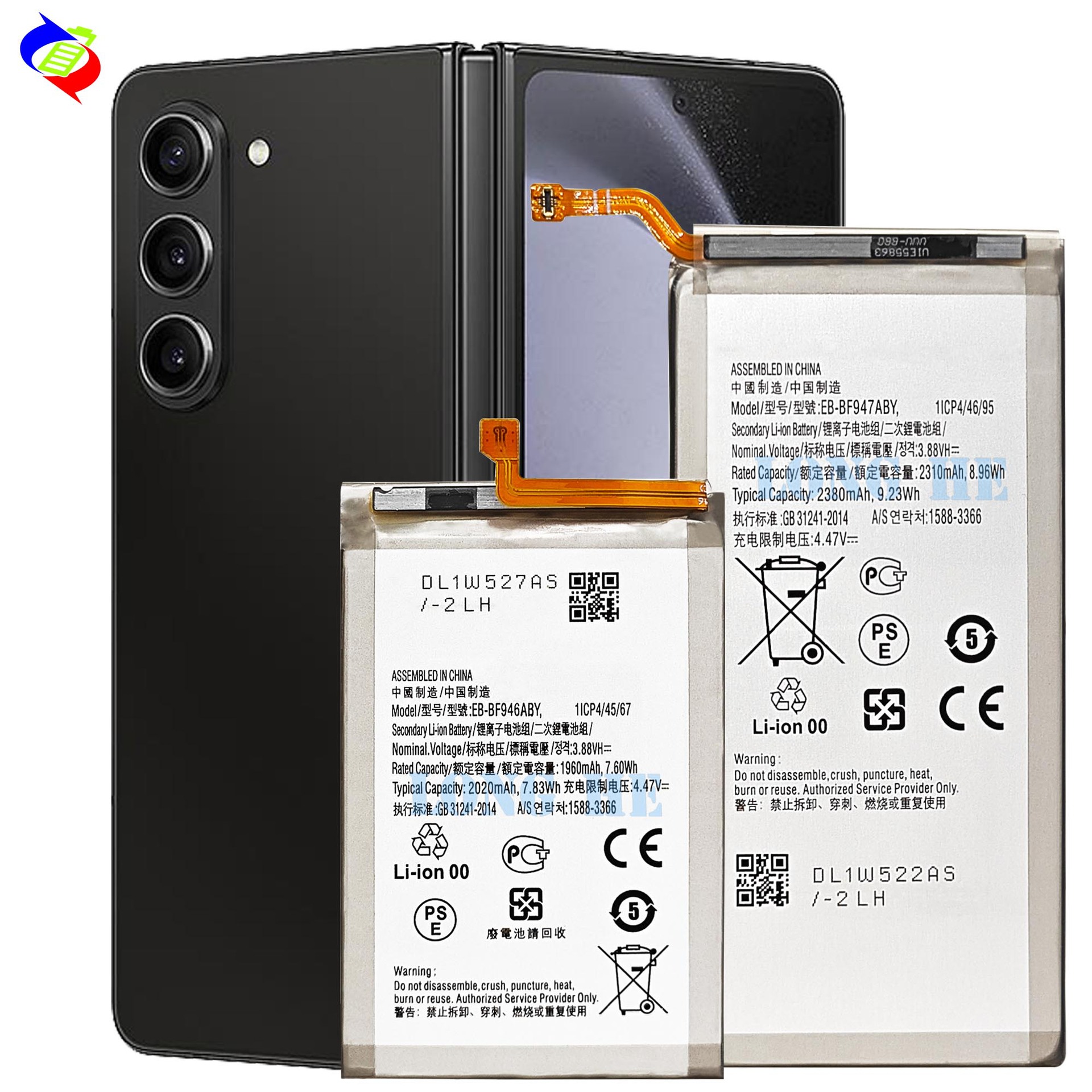 Applicable to the Samsung Galaxy Z Fold5 mobile phone rechargeable battery EB-BF946ABY/BF947ABY foldable screen Application Scenario