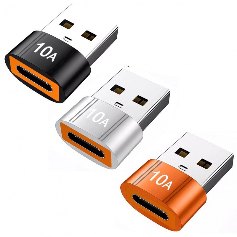 OTG adapter USB to Type-c female adapter charging data audio compatible with Pingguo 15/ Huawei /OPPO Item Picture