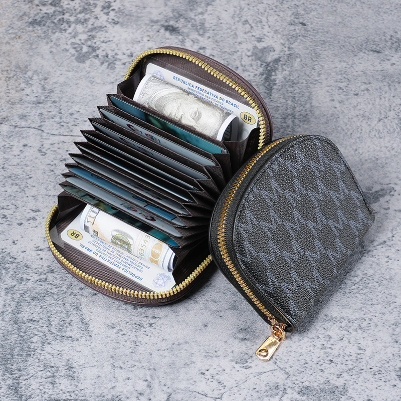 Wholesale of 2024 new style card case, female organ zipper card case, ID card case, business card and bank card cover, one-piece consignment wholesale details Picture