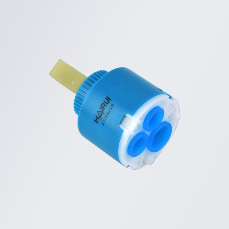 Ceramic valve core single cold and hot water faucet valve core mixed faucet ceramic plate accessories 90° and 180° switch Specification drawing