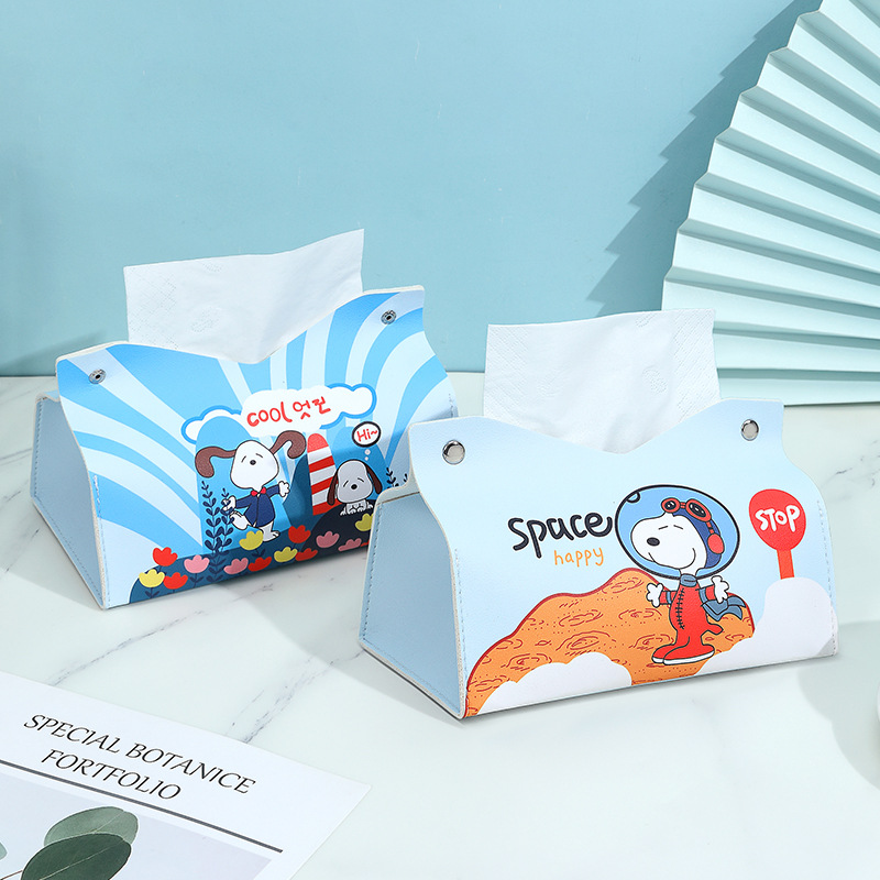 Ailun's new ins home living room car creative paper box, cute tissue paper, cartoon tissue paper pack, tissue paper box details Picture