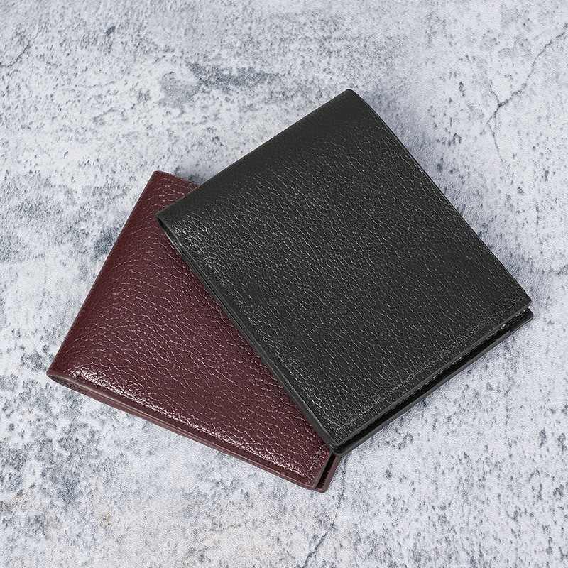New cross-border business wallet with lychee pattern PU leather for men, large-capacity card case, driver's license card holder, and women's coin purse Application Scenario