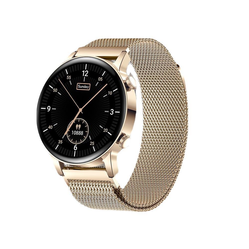The new smart women's watch features a 360X360 high-definition screen, Bluetooth call, blood pressure measurement, step resistance, and an extremely long battery life full figure