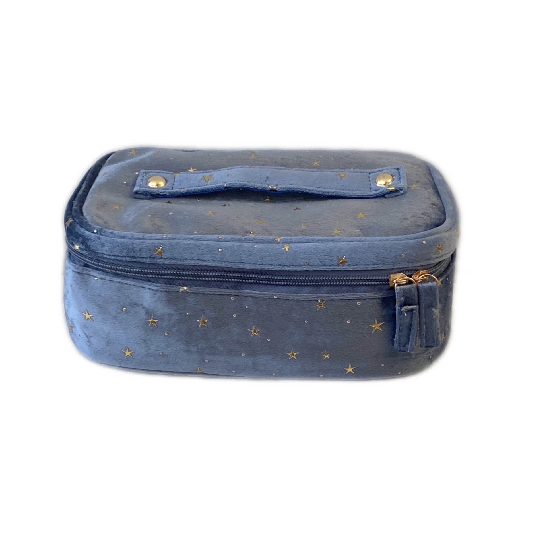 Retro high-end silk makeup bag for women, 2025 new style toiletry bag, large capacity, portable travel and outdoor storage bag Item Picture