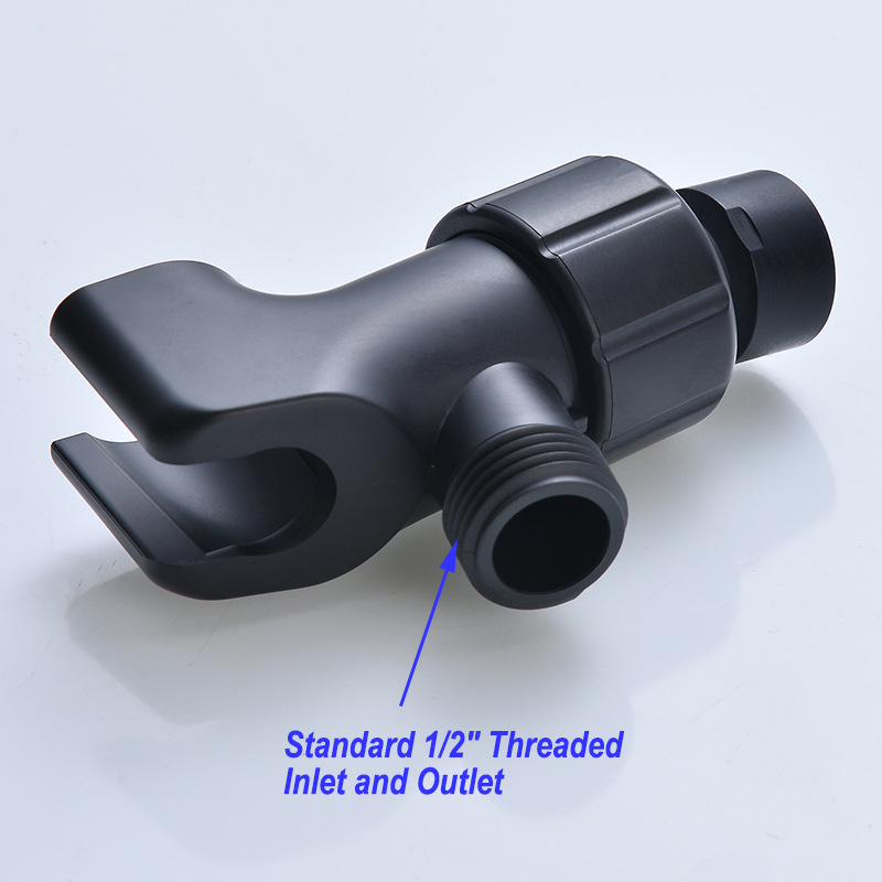Wholesale of American-style boom shower head bracket, ABS adjustable shower head boom and shower head hanger made in Xiamen Specification drawing