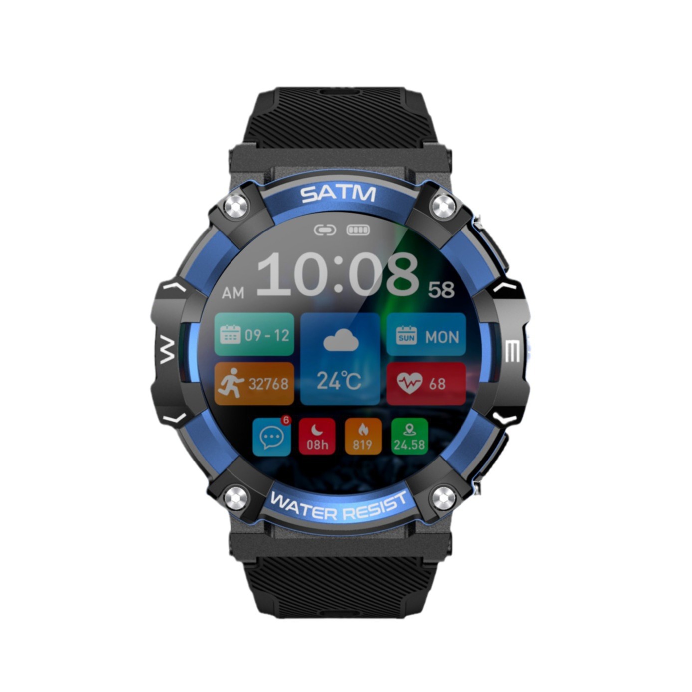 The new PG666 cross-border exclusive Amazon best-selling three-proof sports card Western European-style smartwatch bracelet Item Picture