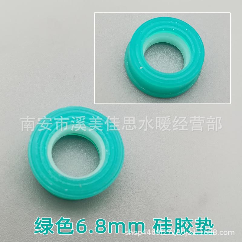 Silicone gasket for valve core, quick-boiling faucet valve core gasket, 4-inch copper valve core rubber gasket, faucet valve core accessories details Picture