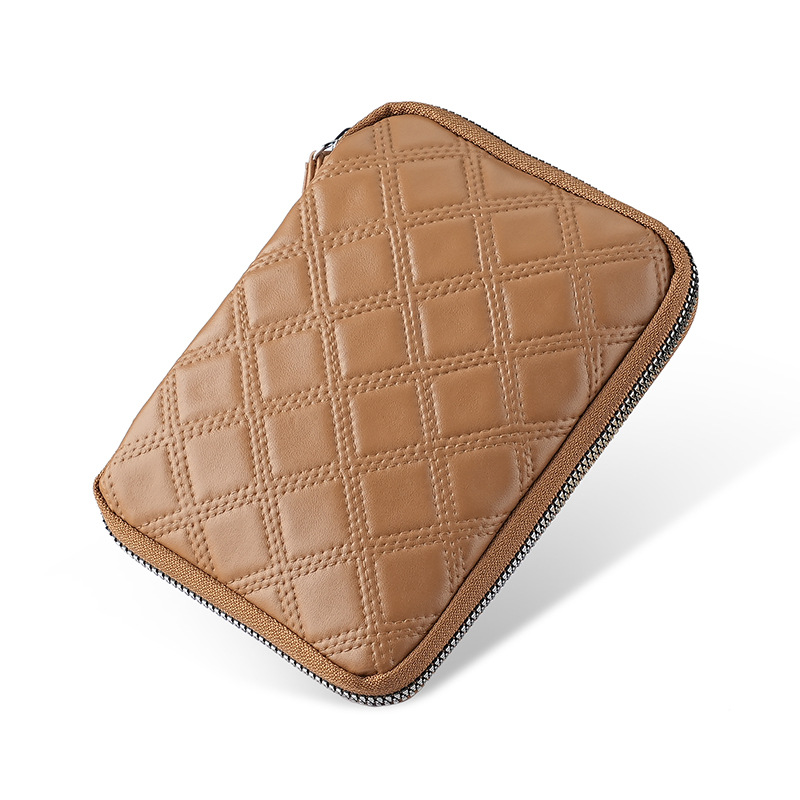Ailun's new coin purse, featuring exquisite soft leather for ladies in 2025, is a fashionable and high-end mini wallet Item Picture