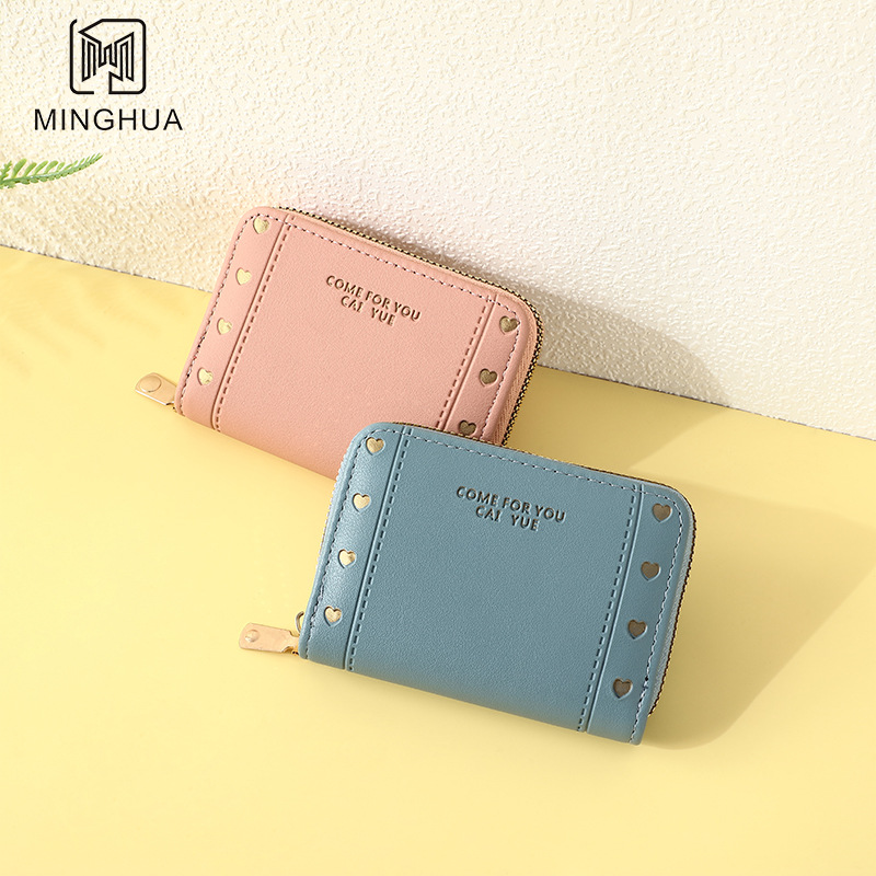 Retro multi-slot card case, key case, mini cross-border foreign trade women's style, high-end zipper coin purse wholesale manufacturer Specification drawing