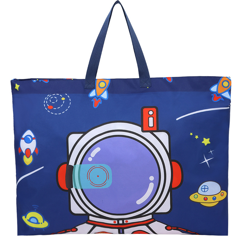 Moving packing bags, luggage, quilts, storage, kindergarten children's clothes, cartoon cotton quilt bags, large-capacity storage bags Item Picture