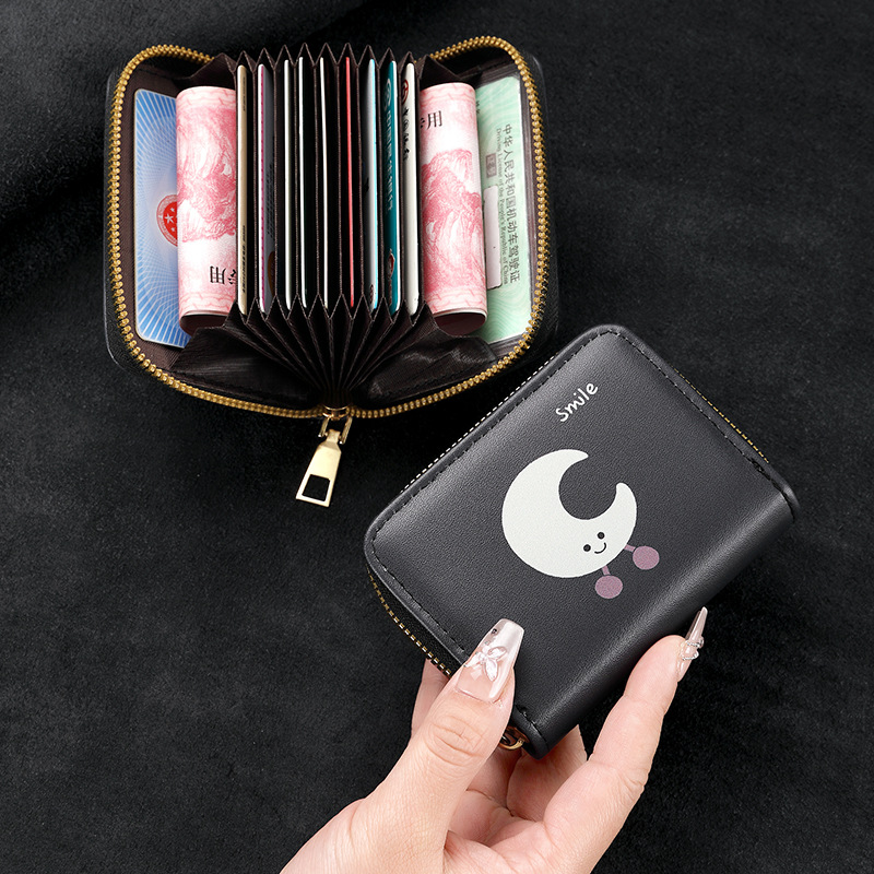 New organ card case, cartoon large-capacity card slot, anti-demagnetization coin wallet, student meal card protective case, bank card holder Application Scenario