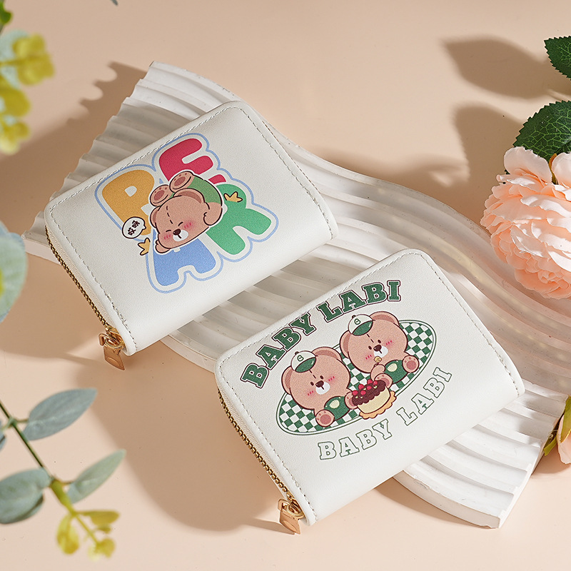 New, fresh and cute cartoon organ card case for ladies, ultra-thin student coin purse, credit card case and driver's license holder Specification drawing