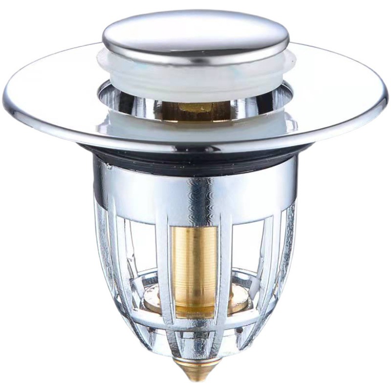 Bouncing drain, washbasin leak-proof plug, insect-proof and odor-proof, washbasin filter plug, washbasin leak-proof bouncing plug Item Picture