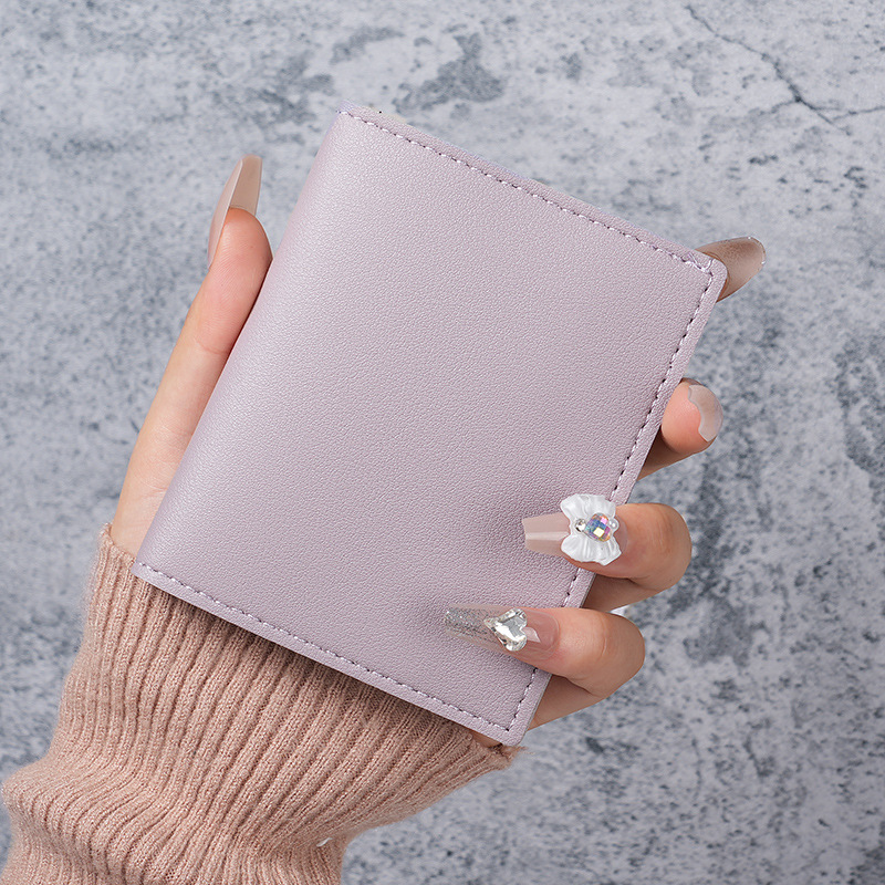 Ladies' card case and document bag: Compact, ultra-thin, multi-slot, large-capacity driver's license two-in-one - bank card case Specification drawing