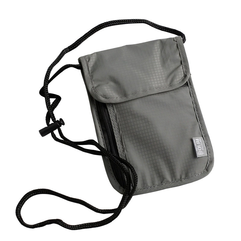 Anti-rfid passport bag, document bag, key, mobile phone bag, ccd storage, neck bag, chest bag, portable small bag, portable Item Picture