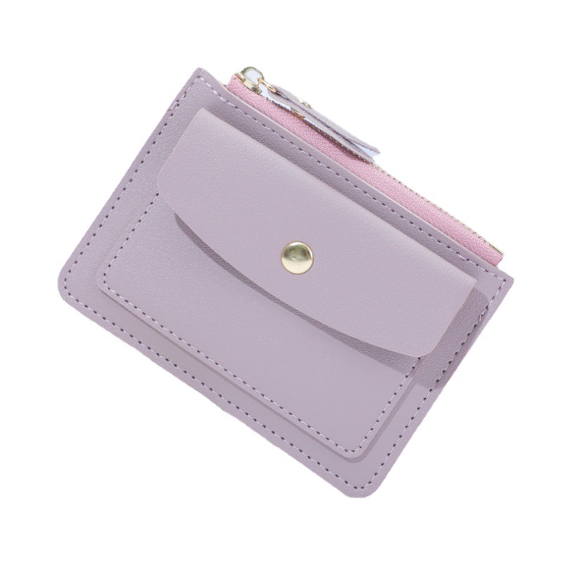 New style card bag coin purse with zipper slot, women's ins candy color, crocodile pattern, fresh and clean, wholesale logo Item Picture