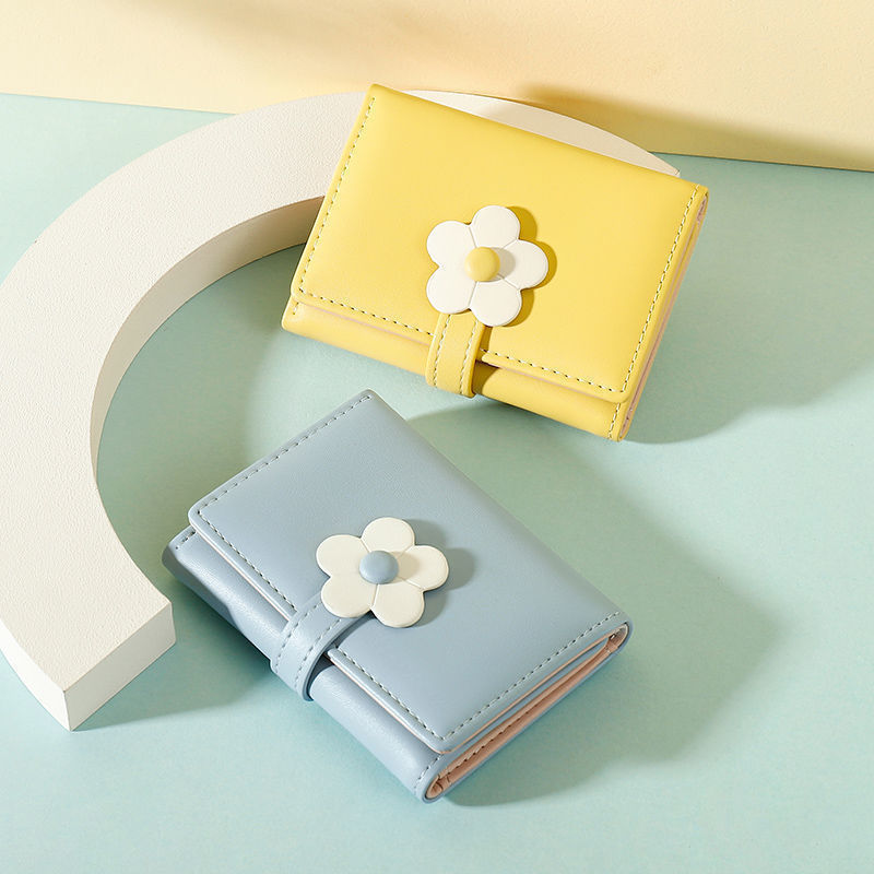 Wallet Gift 2024: A short, cute, and fresh Korean-style popular coin purse for ladies with small flowers Application Scenario