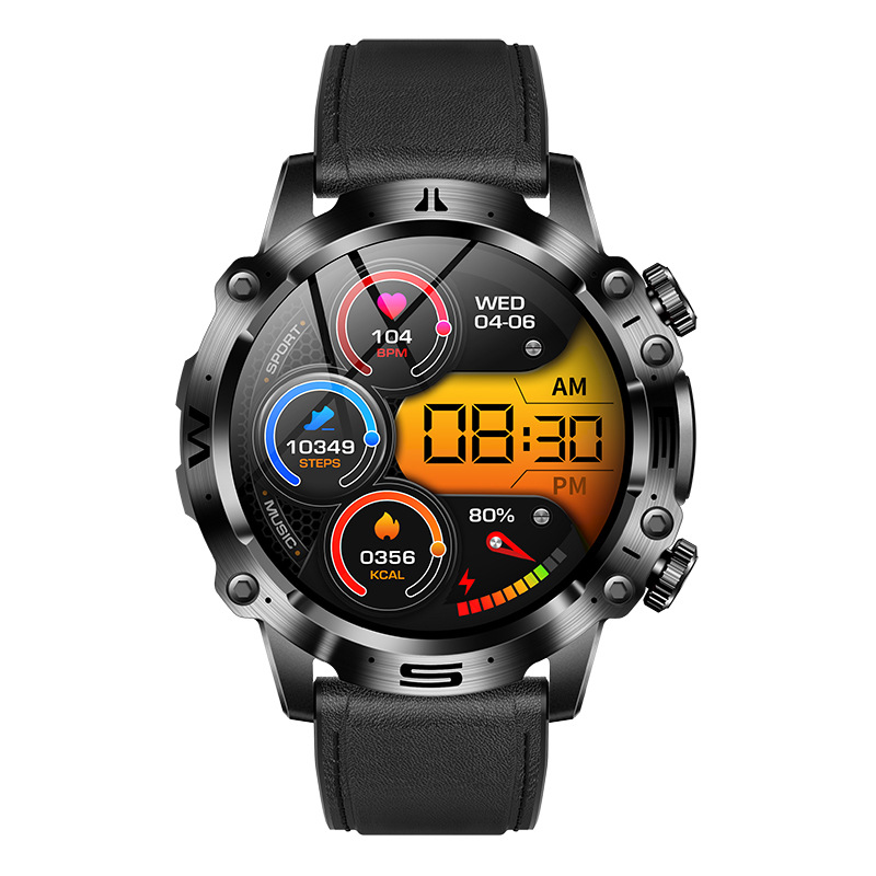 The ET482 smartwatch, heart rate, Bluetooth call, multi-dial step-counting sports watch, and smart bracelet, is a cross-border bestseller Specification drawing
