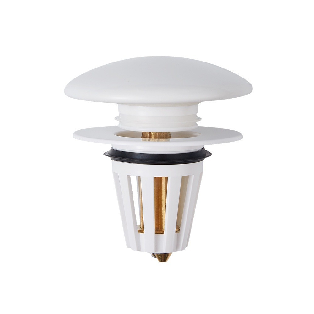 Universal household washbasin press-type ceramic bouncing core water stopper face sink bouncing core drain pipe anti-odor Item Picture