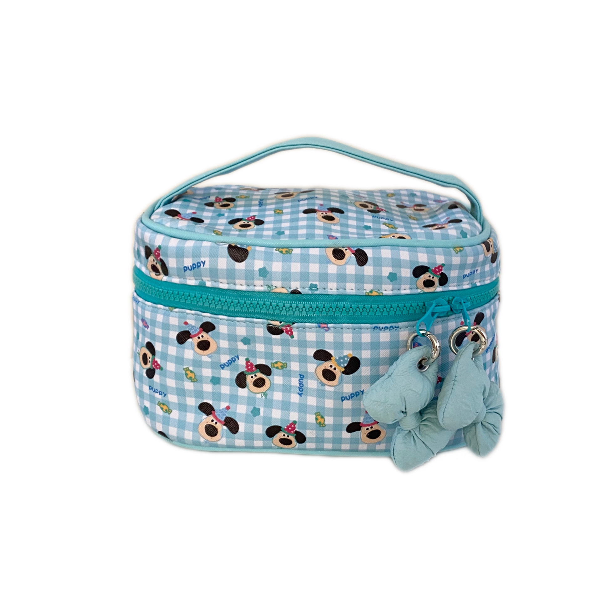 Bow Puppy Makeup Bag 2025 New large-capacity cartoon girlish portable skin care makeup bag Item Picture