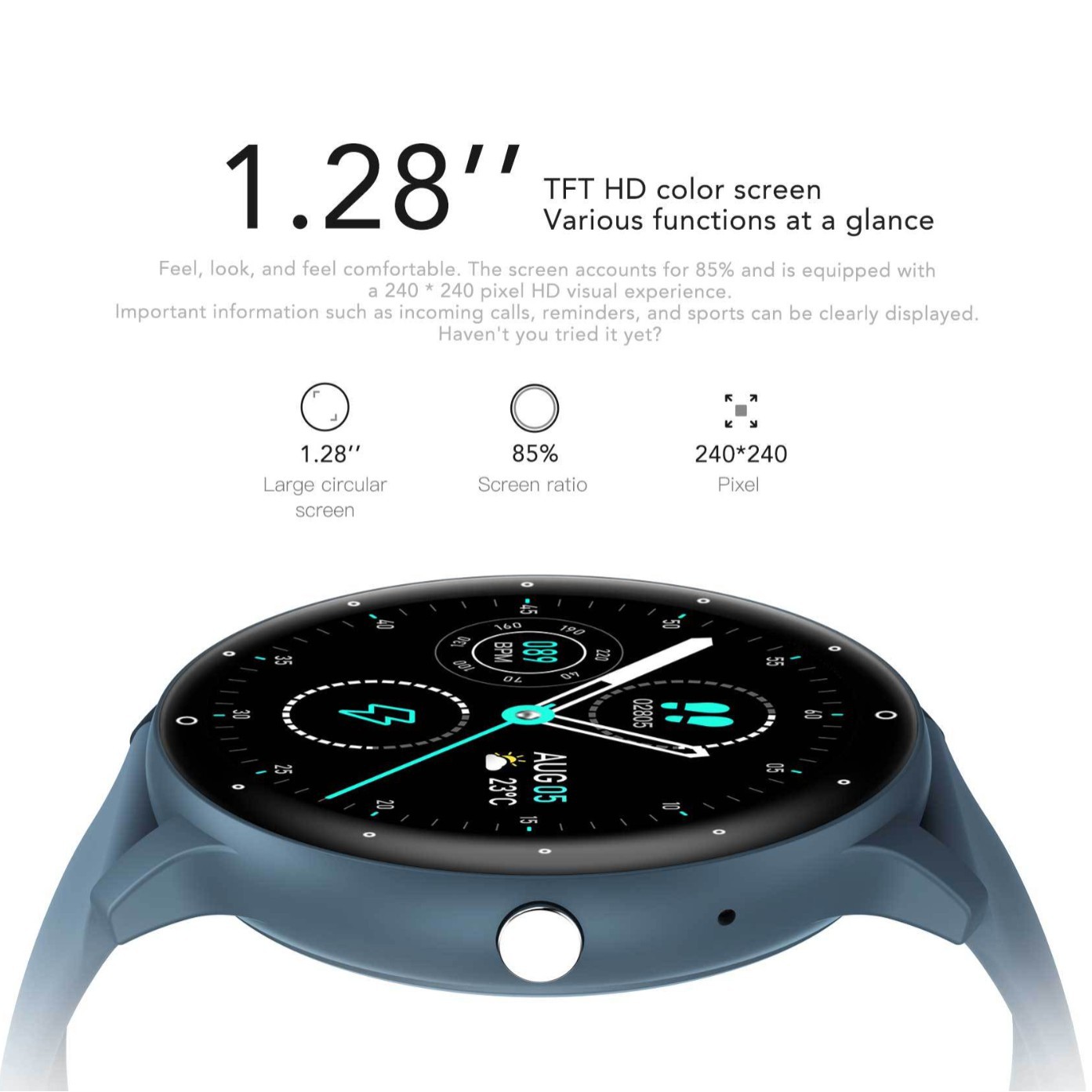 Dafit's cross-border bestseller ZL02CPRO Bluetooth call smartwatch for health monitoring and multi-activity smartwatch Specification drawing